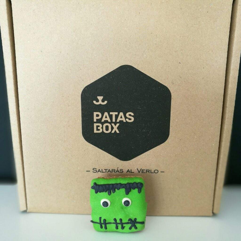 galleta Frankenstein para perro